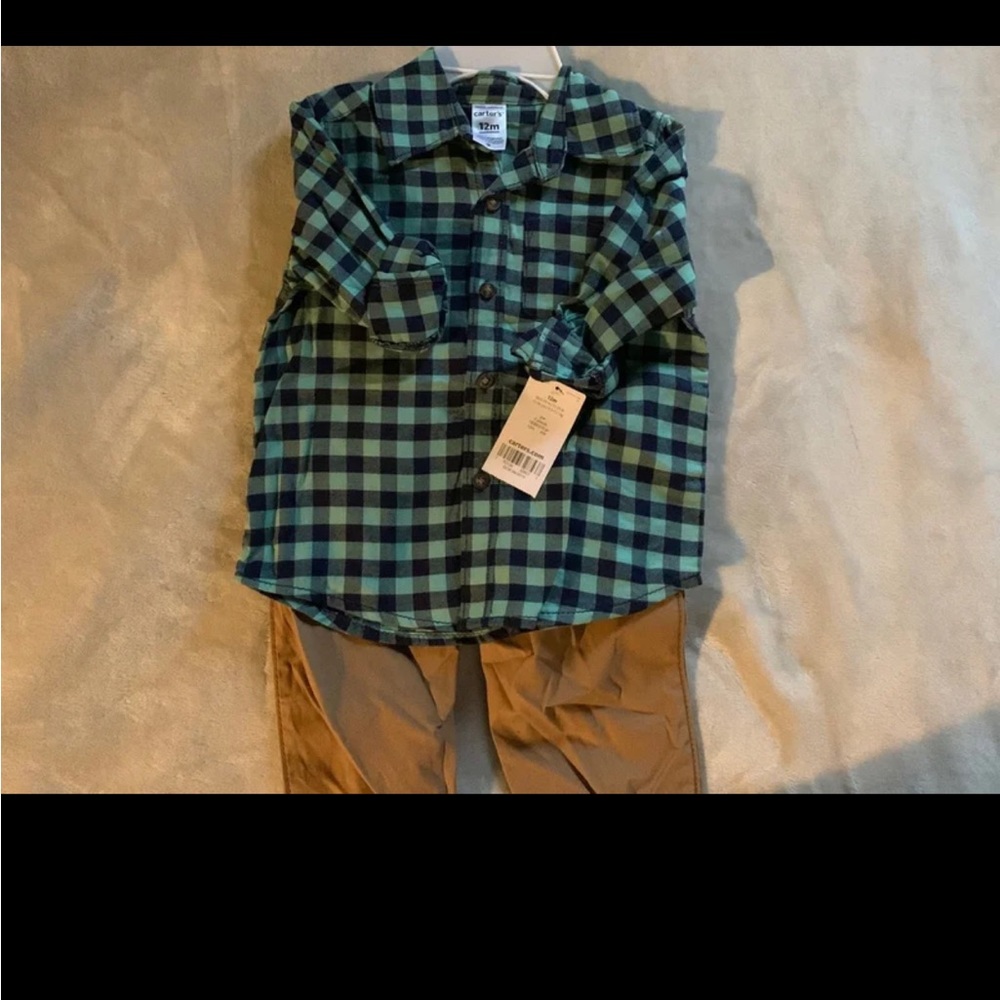 9-12 month 2 piece carter boy set
